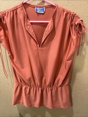 Vintage, Ship ‘n Shore, size 12, 2 pc. Pant set, Coral